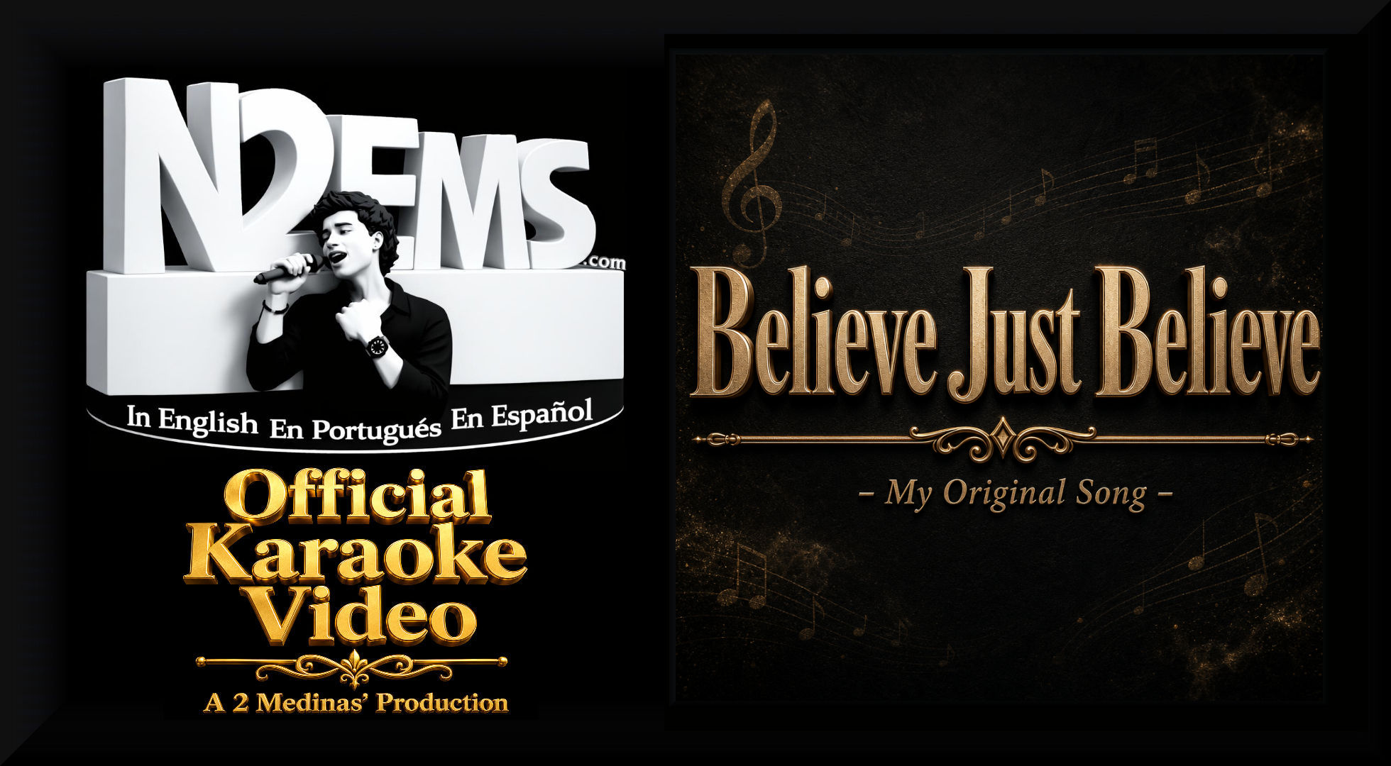N2ems official karaoke video of believe just believe