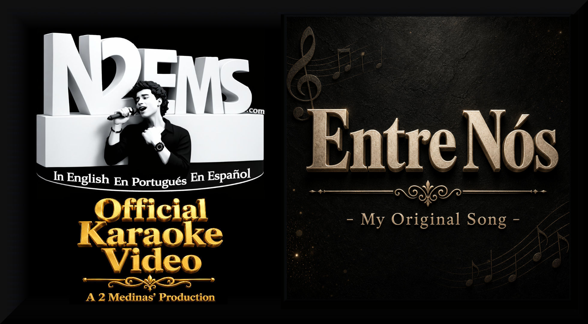 n2ems official karaoke video of Entre nos